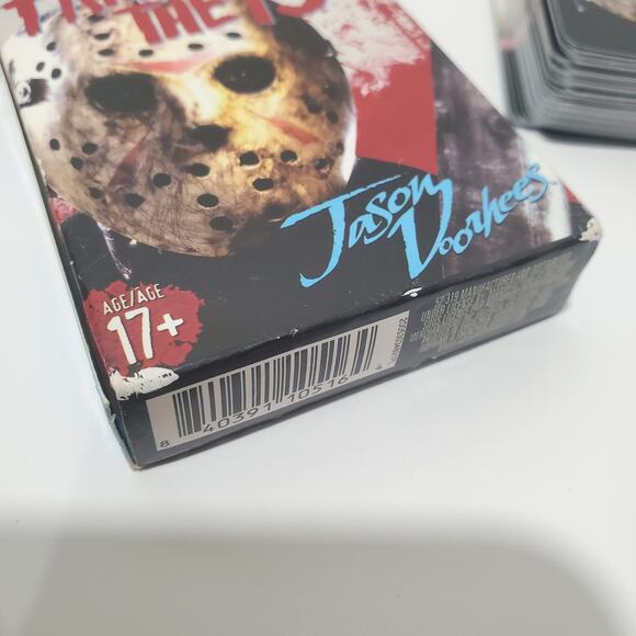 Friday the 13th Jason Voorhees Halloween Playing Cards Aquarius Opened - Picture 5 of 8